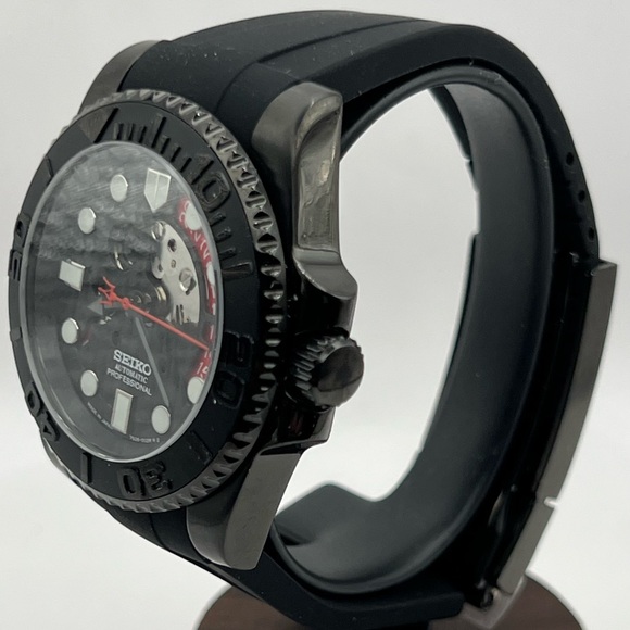 Custom SEIKO Skeleton NH35 Automatic Dive Watch 40mm - Picture 5 of 8